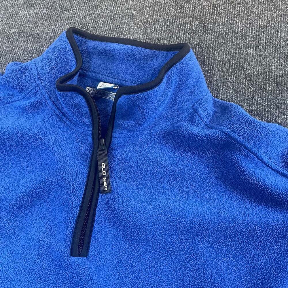 Old Navy Reissue 1/4 Zip Fleece Pullover Size XXL Blue